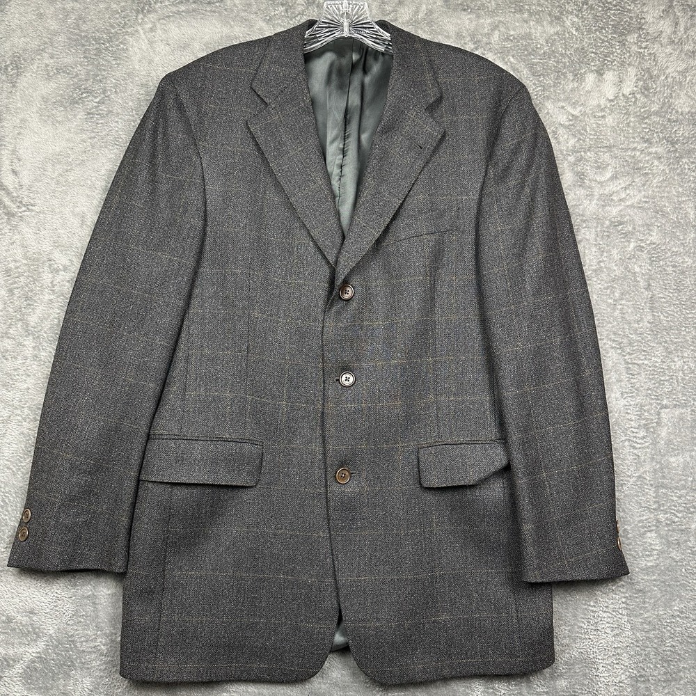 Tommy Hilfiger Blazer Men's 40R Navy Blue Gold Crest Buttons Classic Preppy EUC - Picture 16 of 16